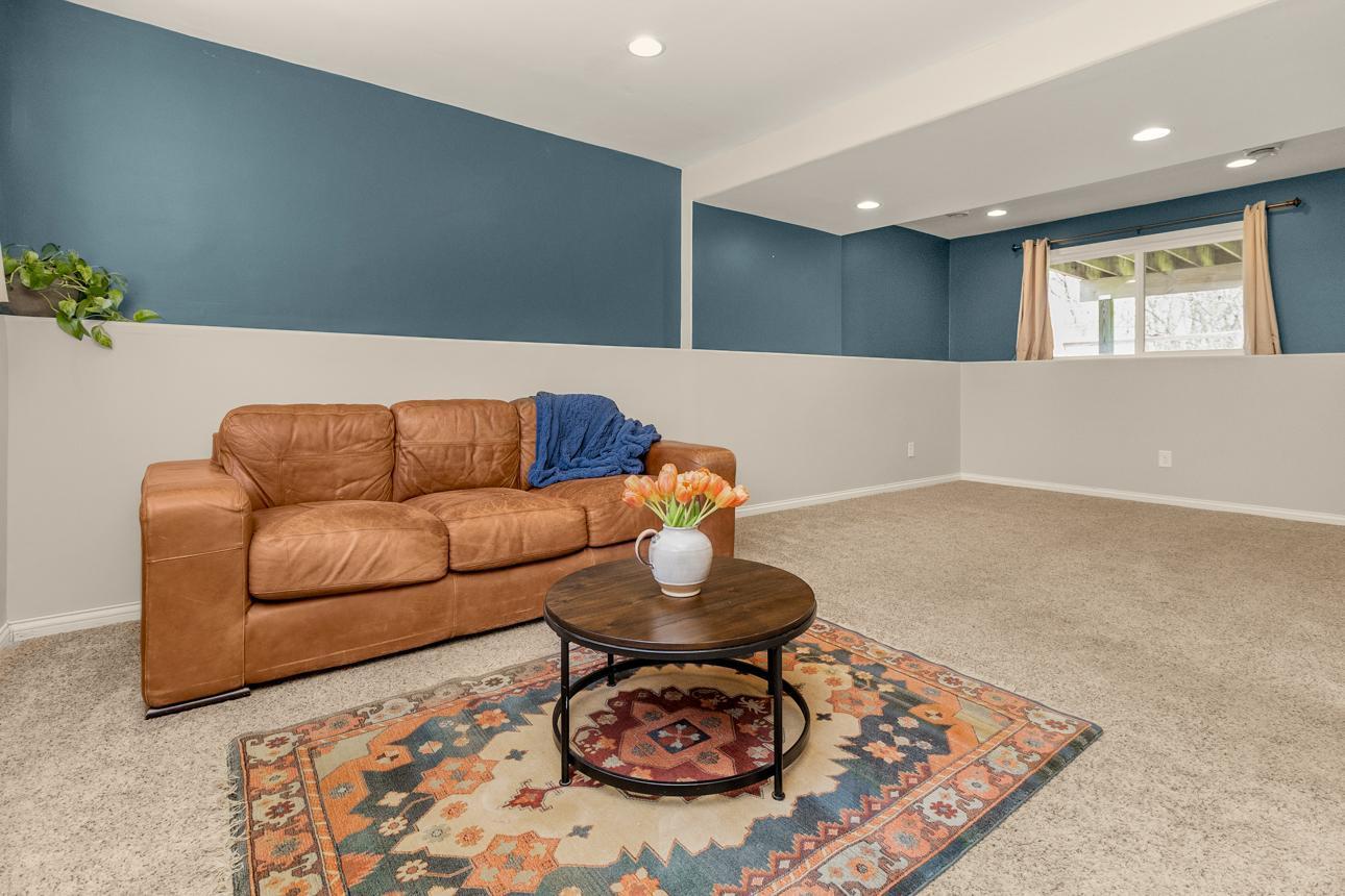 Lower level family room