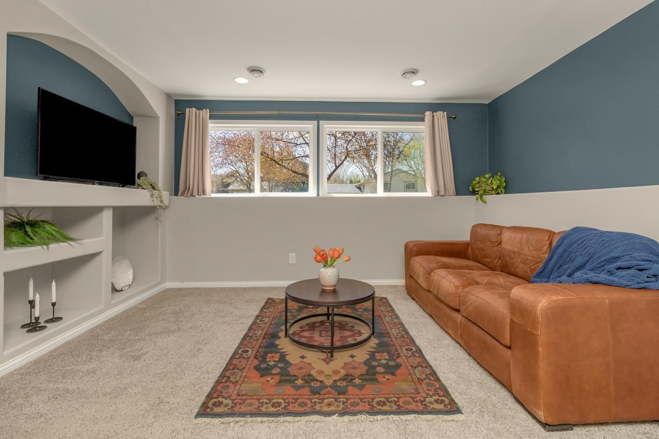 Lower level family room