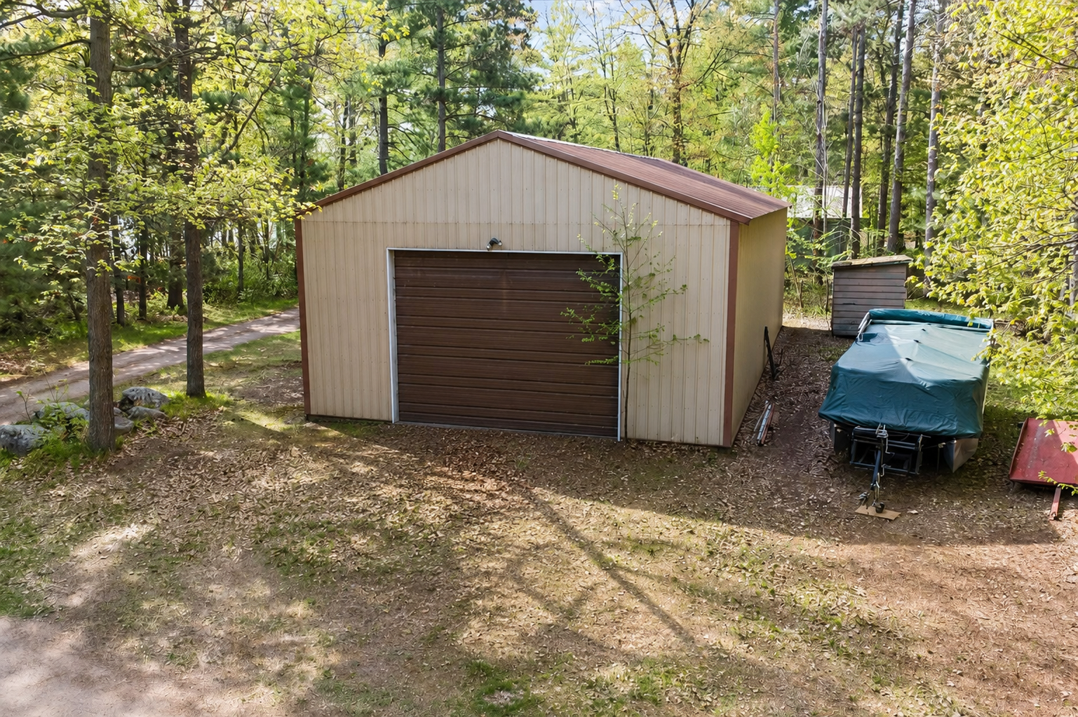 56 x 30 Pole Building, for storing your toys
