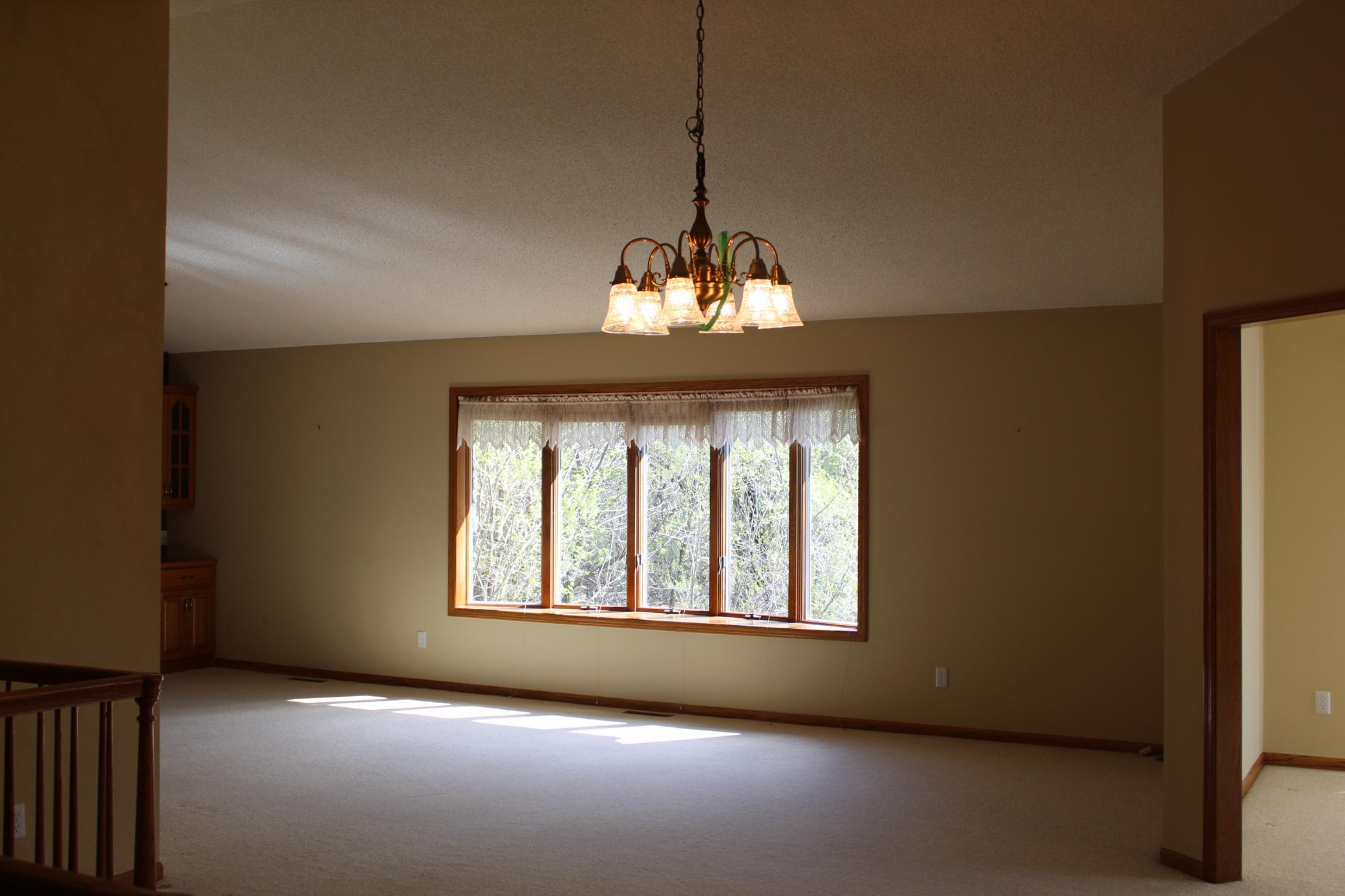 large sunny family room