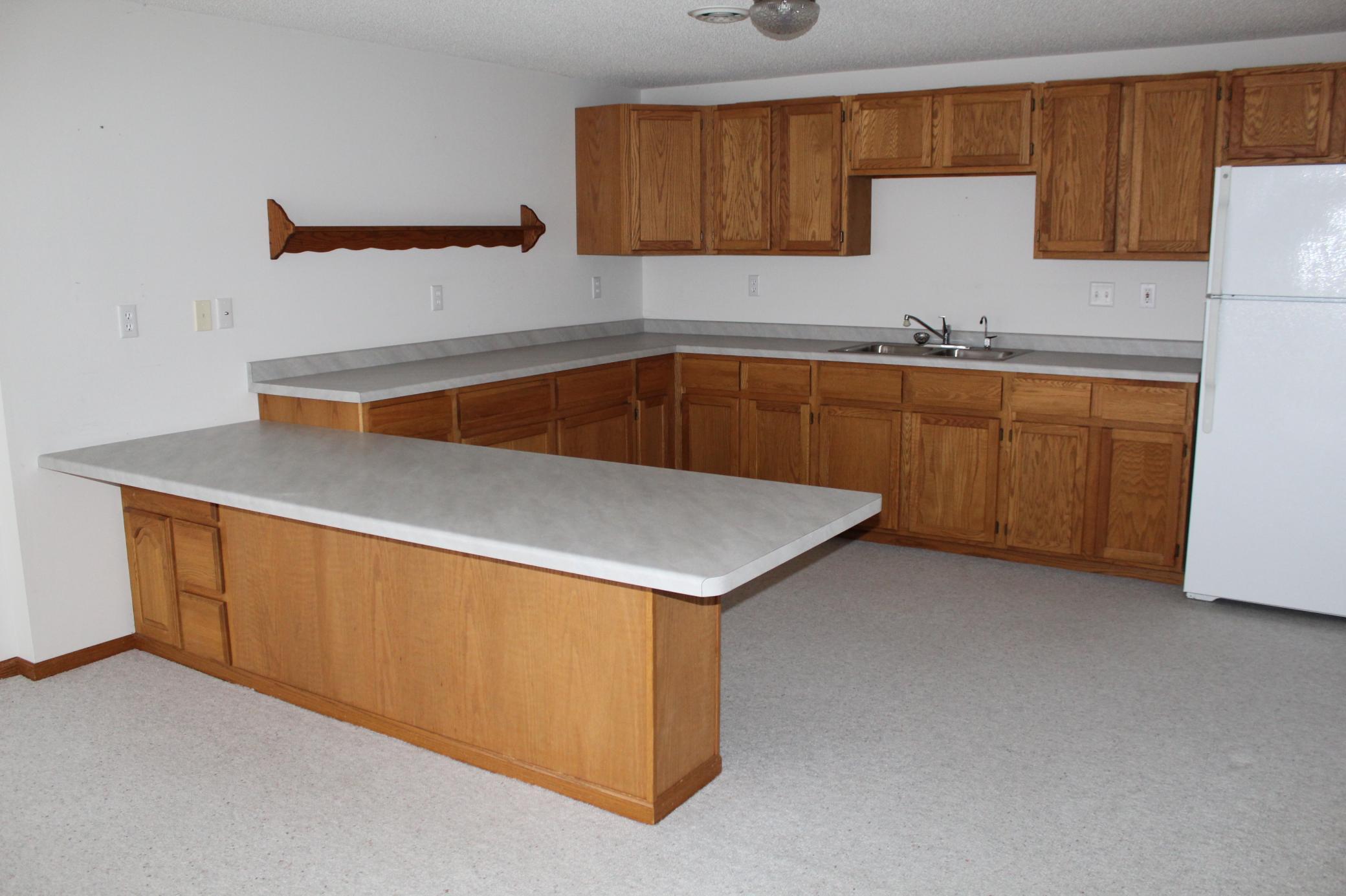 lower kitchen/bar area
