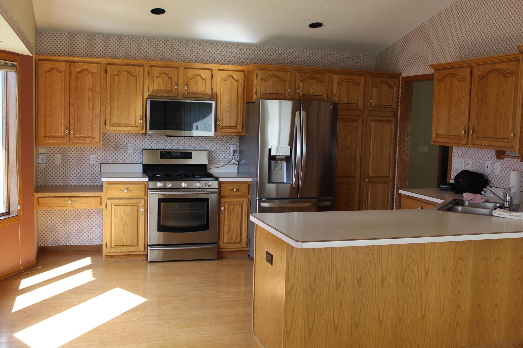 large kitchen area