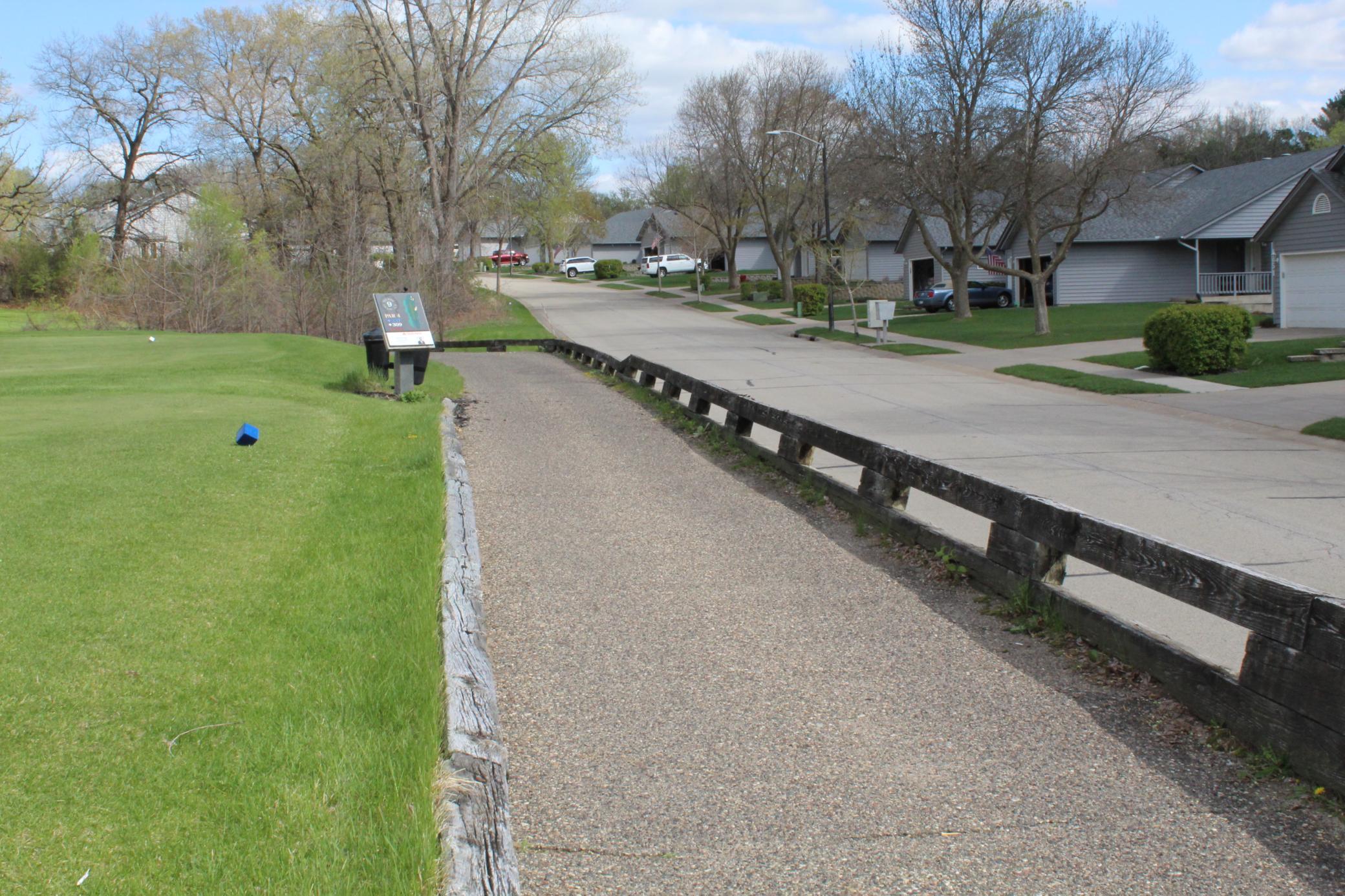 golf cart access #1 just seconds away