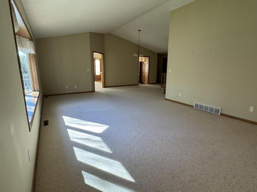 Informal Dining Area At End of Living Room