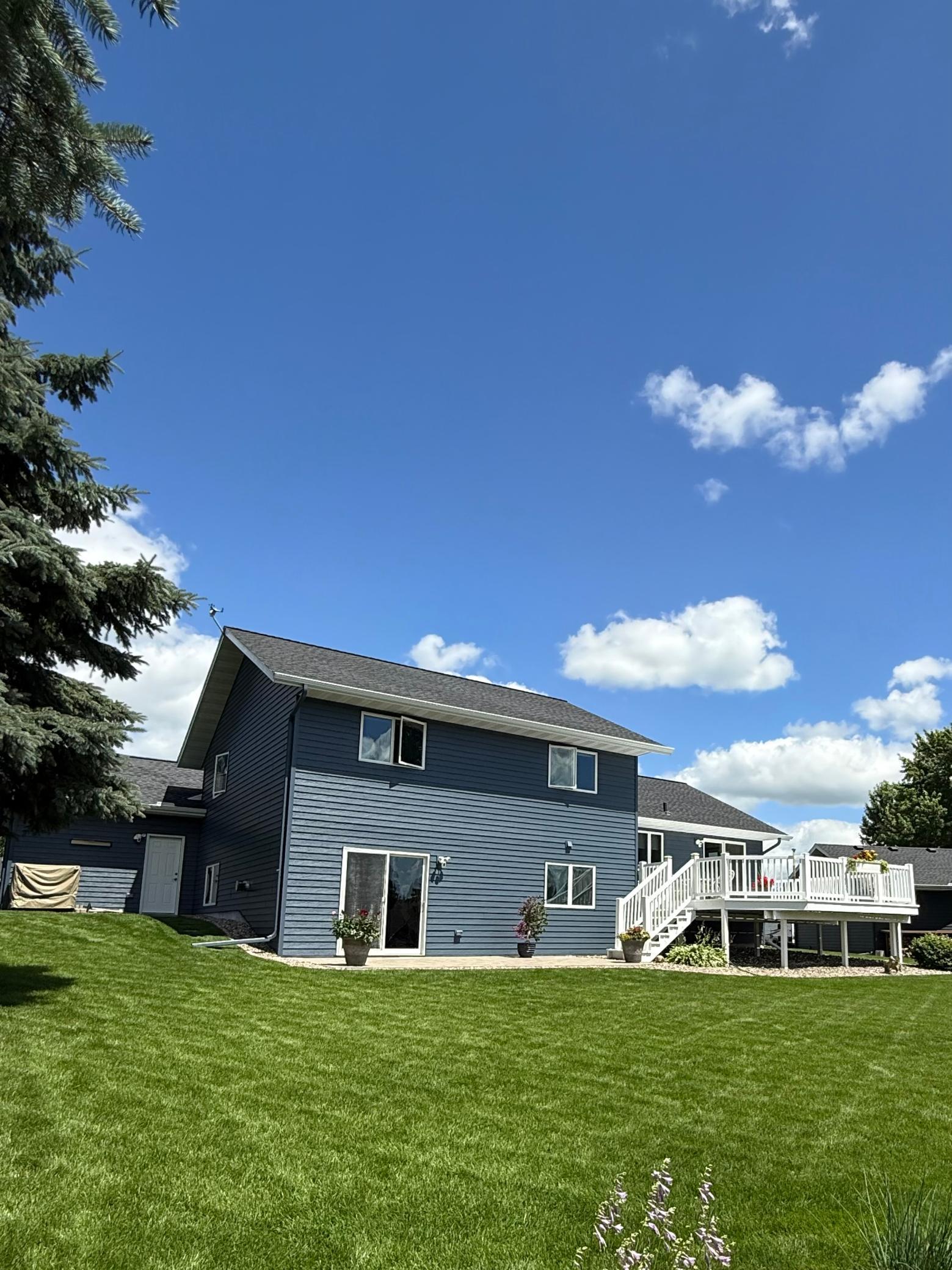 Back yard view