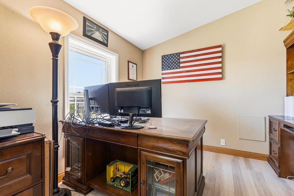 One of 2 office spaces off of the living room. These spaces are large enough to transition to bedrooms if needed!