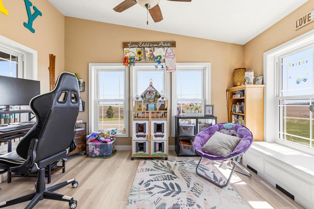 2nd office space - windows surround the space offering views and natural lighting