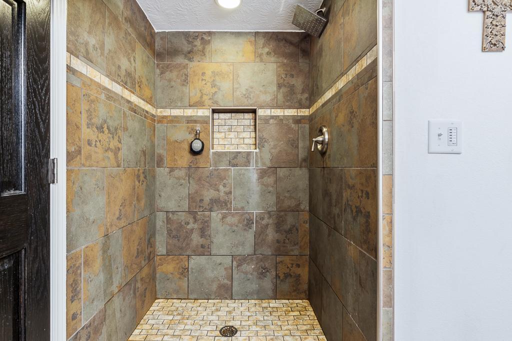 Beautiful tile shower