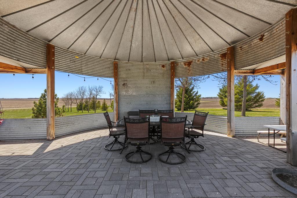 Electrical already in place offering some fun options for lighting the space up