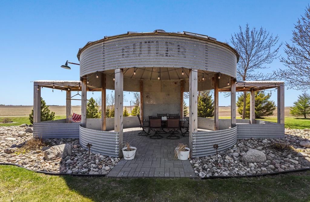 Your very own Bin-Zebo! You'll LOVE this custom addition for a unique space to entertain and soak in the rural setting