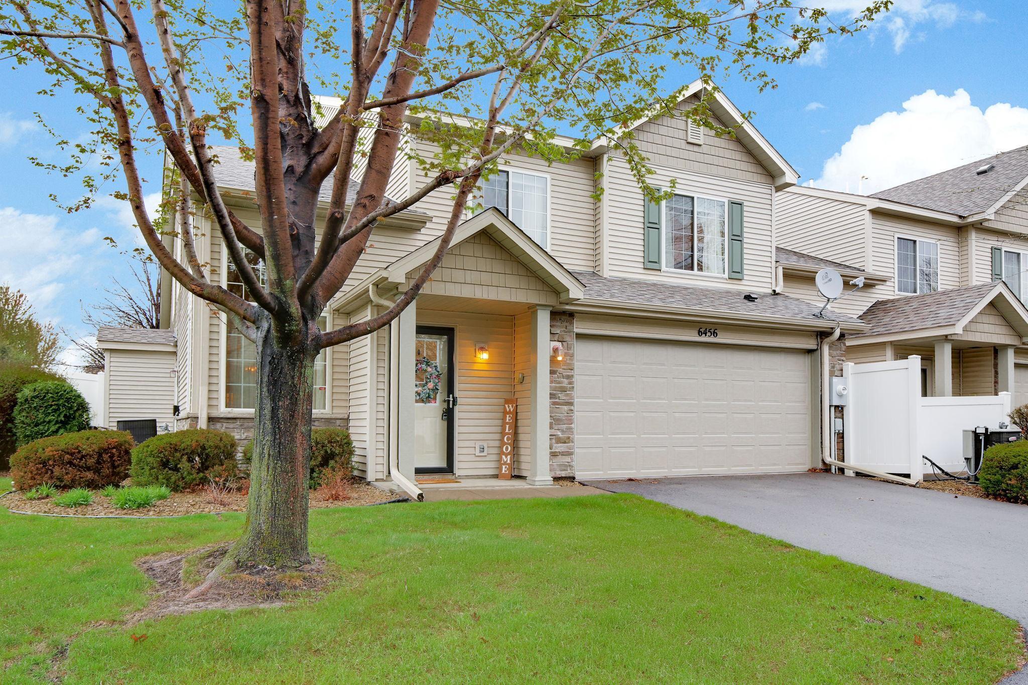 A well-lit end unit across the street from the wetlands lets in more natural light!