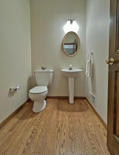 Convenient main floor half bath