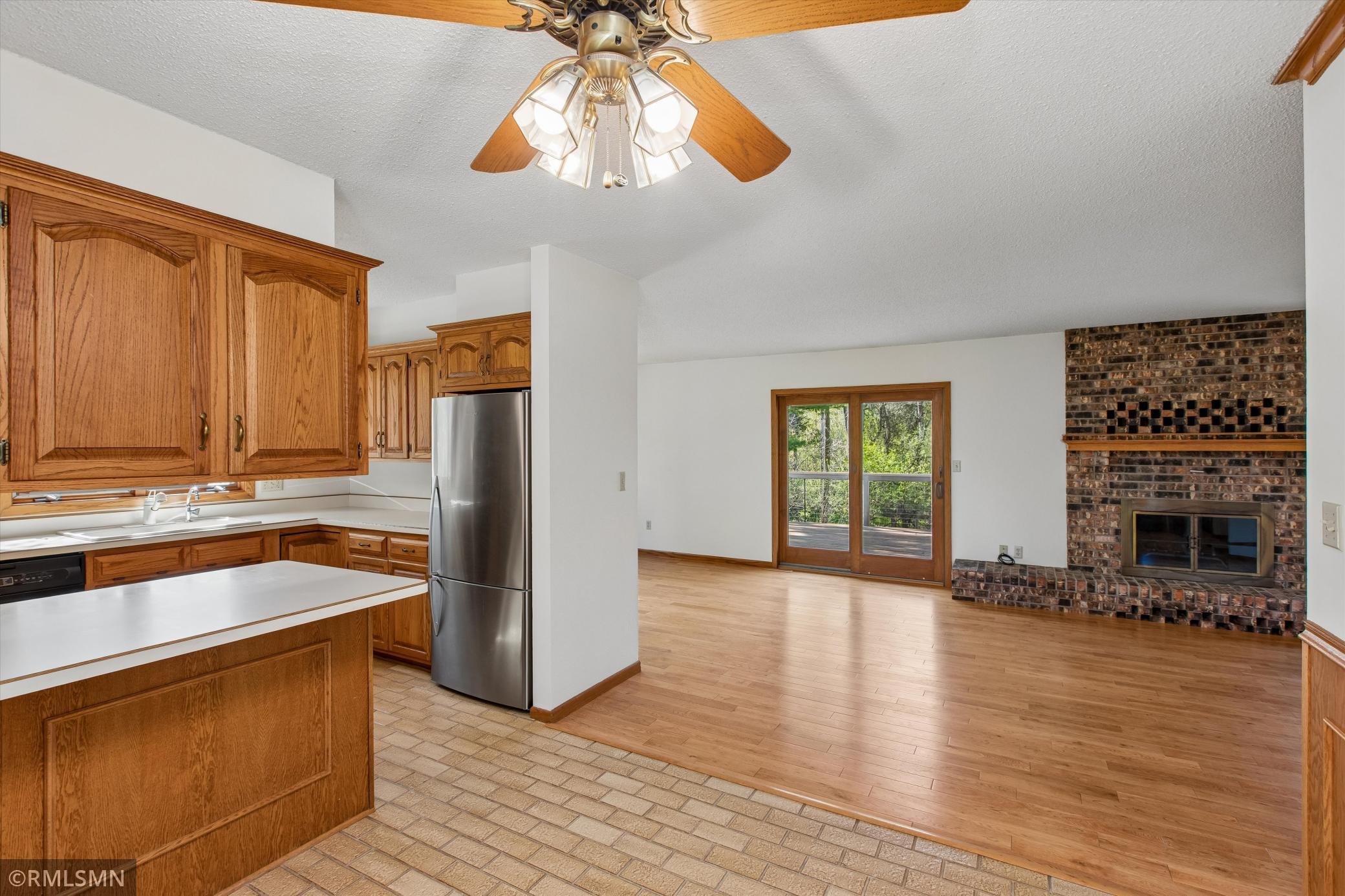 Dining area is open to the living room