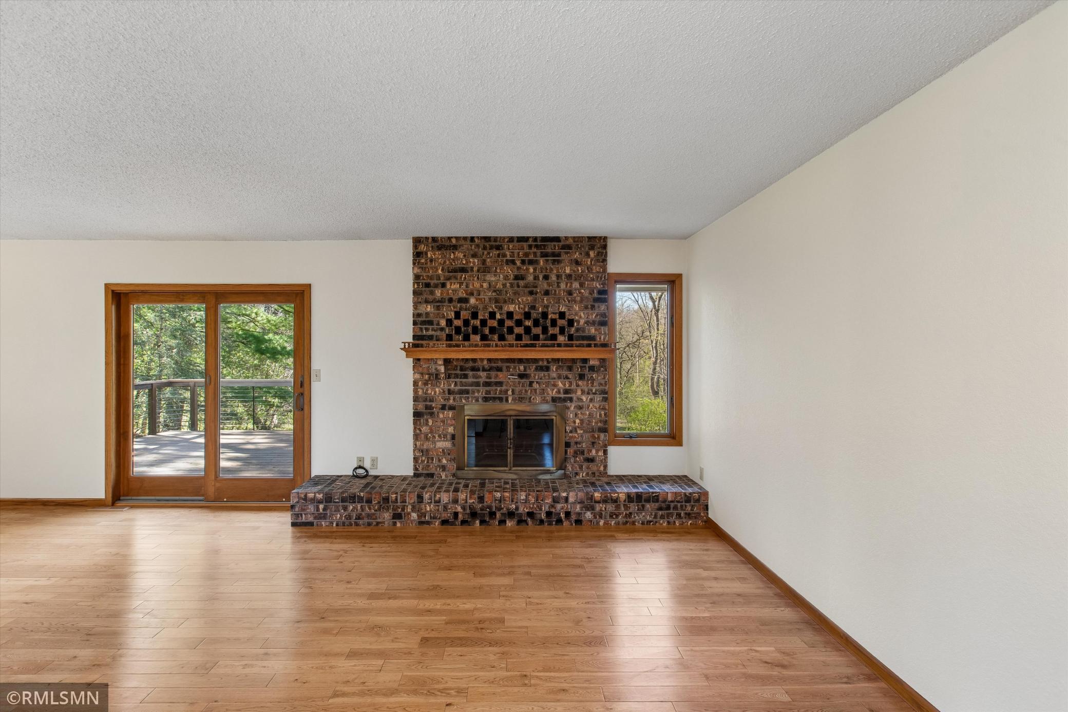 Fireplace in living room