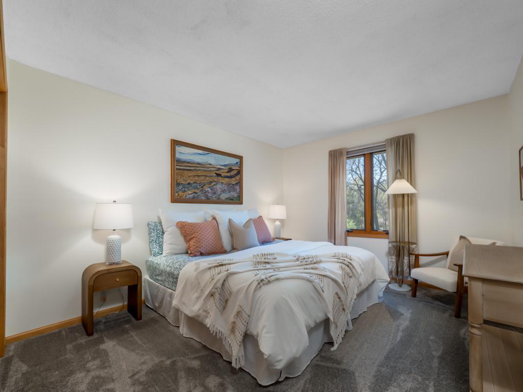 Upper level guest bedroom.