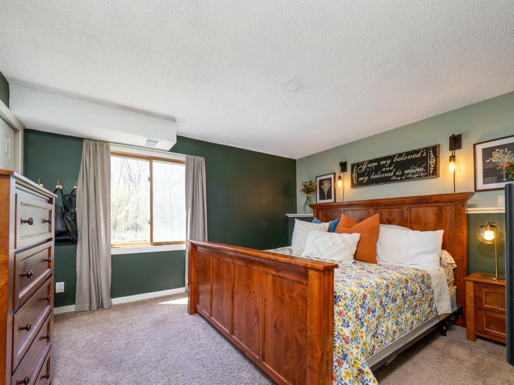 Spacious primary bedroom.