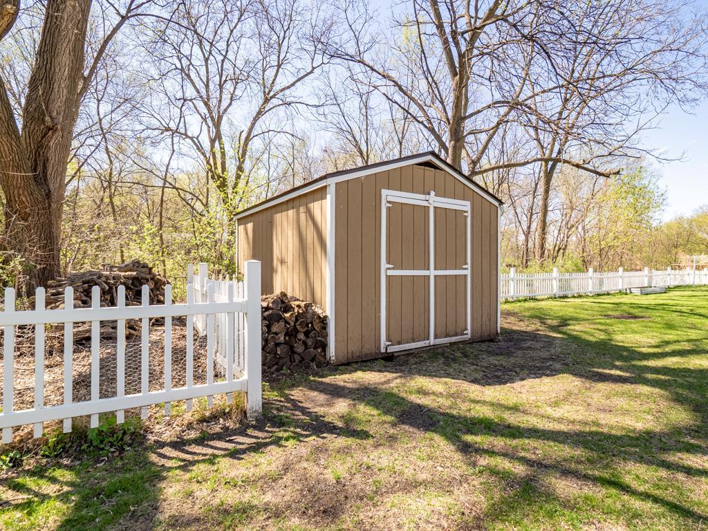 Storage garden shed.