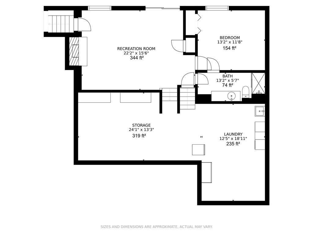 Lower level and basement.