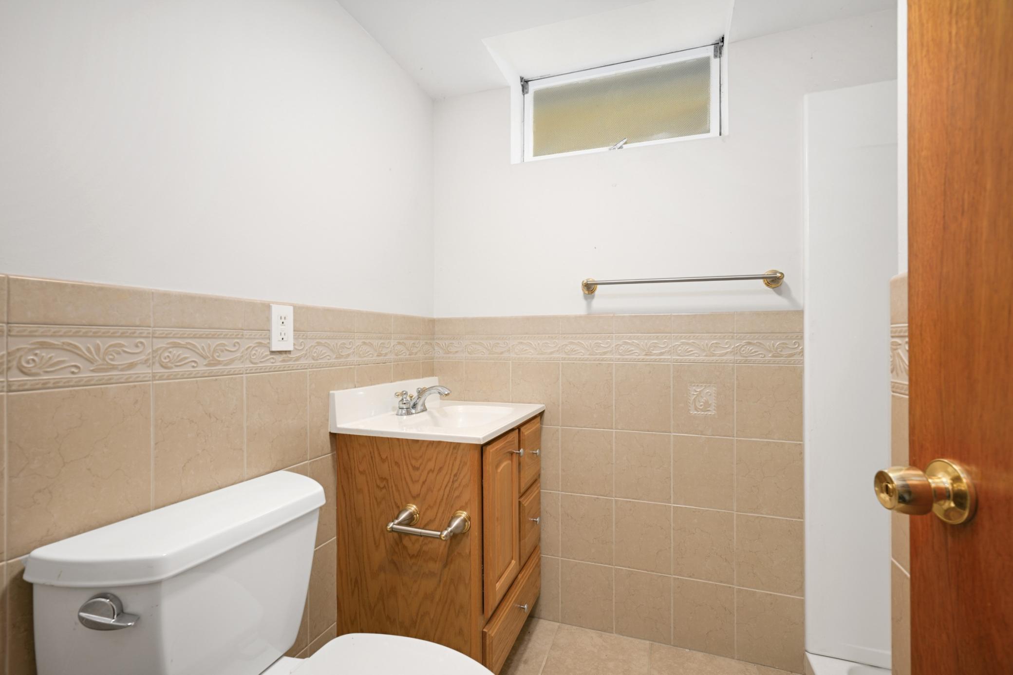 3/4 bath in lower level was remodeled in 2007.
