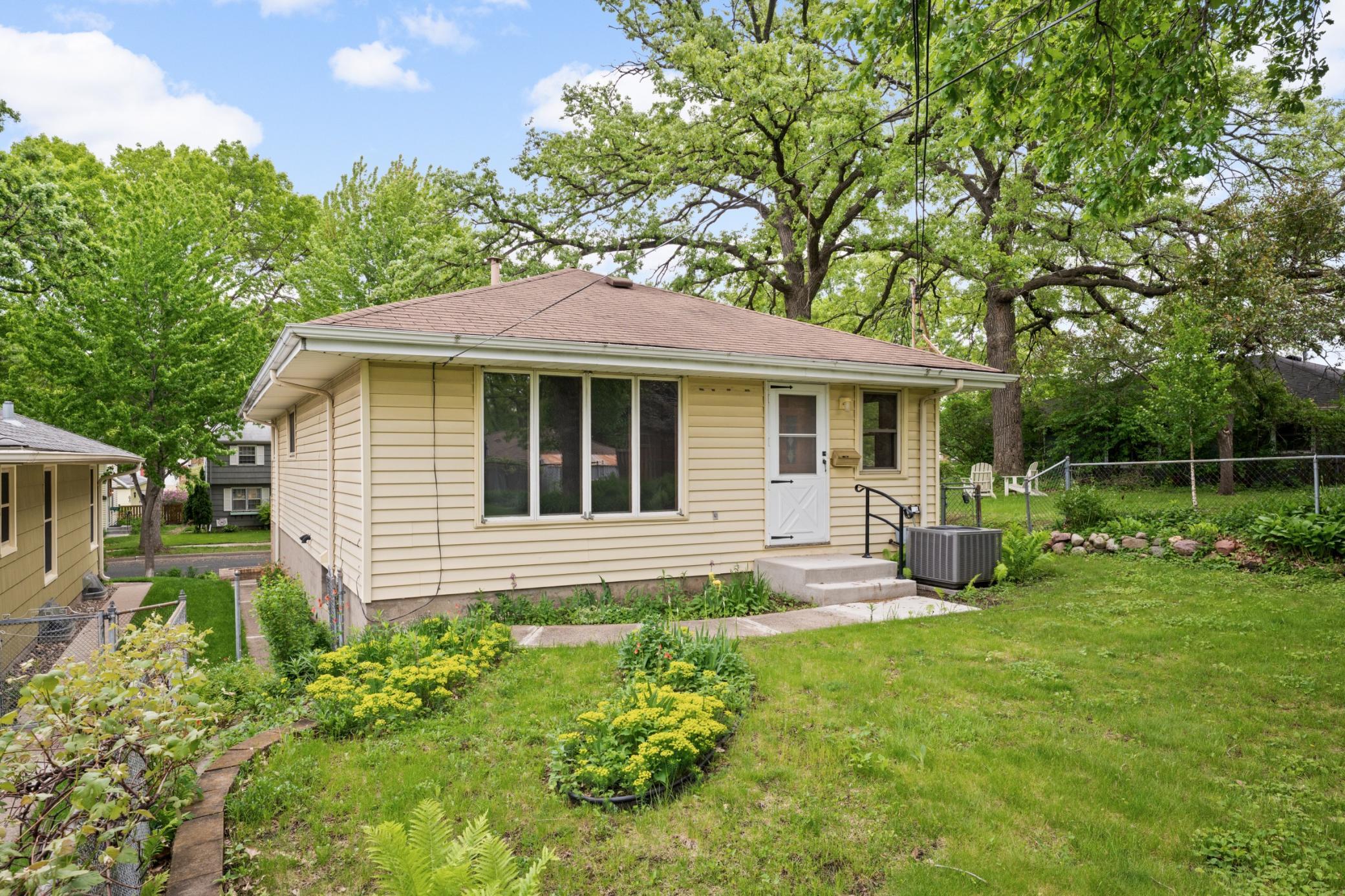 Back of the home.