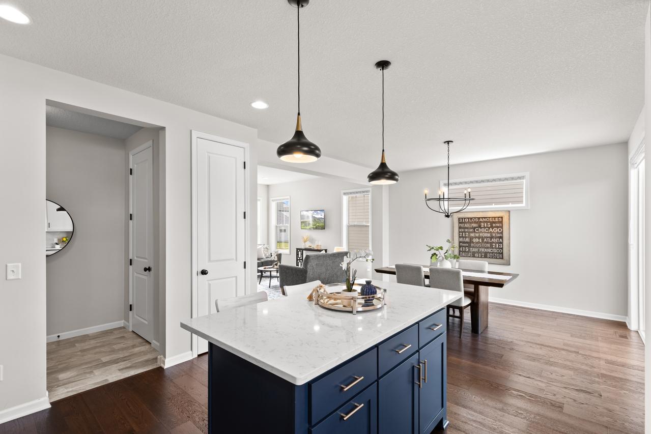 Gleaming hardwood floors throughout the main level