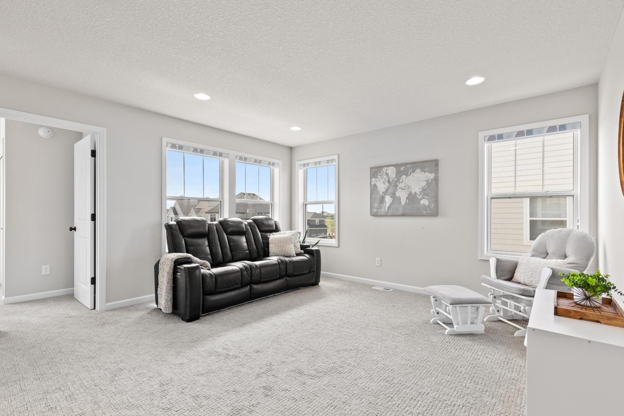 Could be used as home office, playroom, second family room, or flex/lounge space