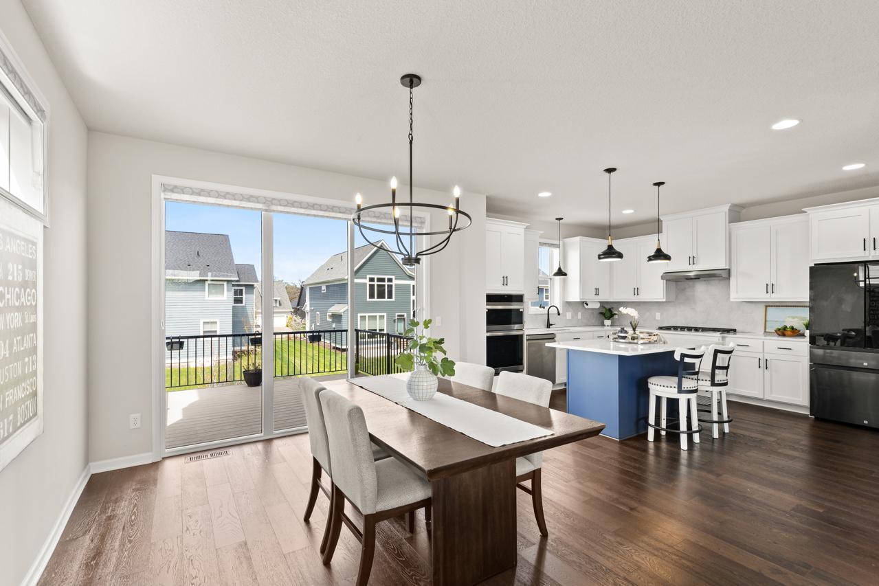 Dining space with great natural light