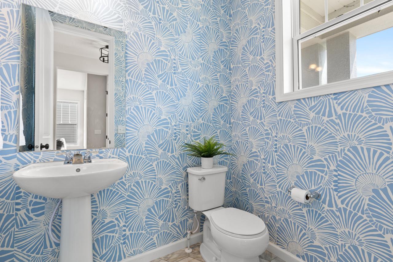 1/2 bath on main level