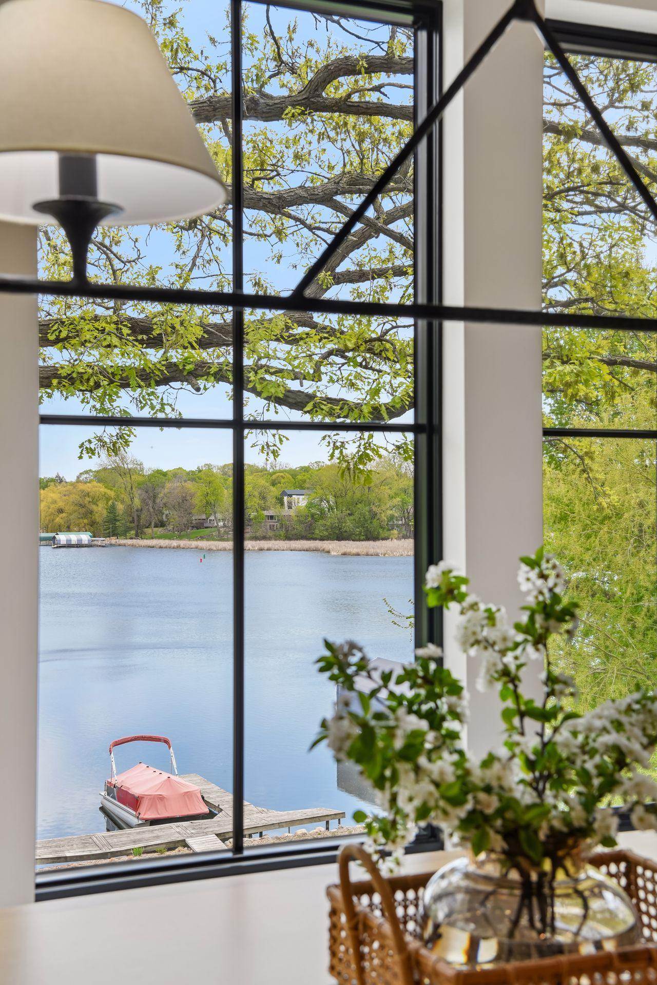 Dining room view.