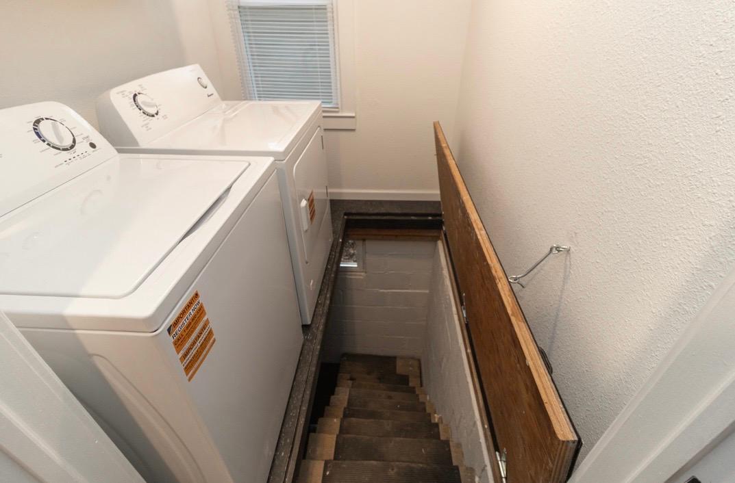 Access to basement with brand new furnace, AC and water heater