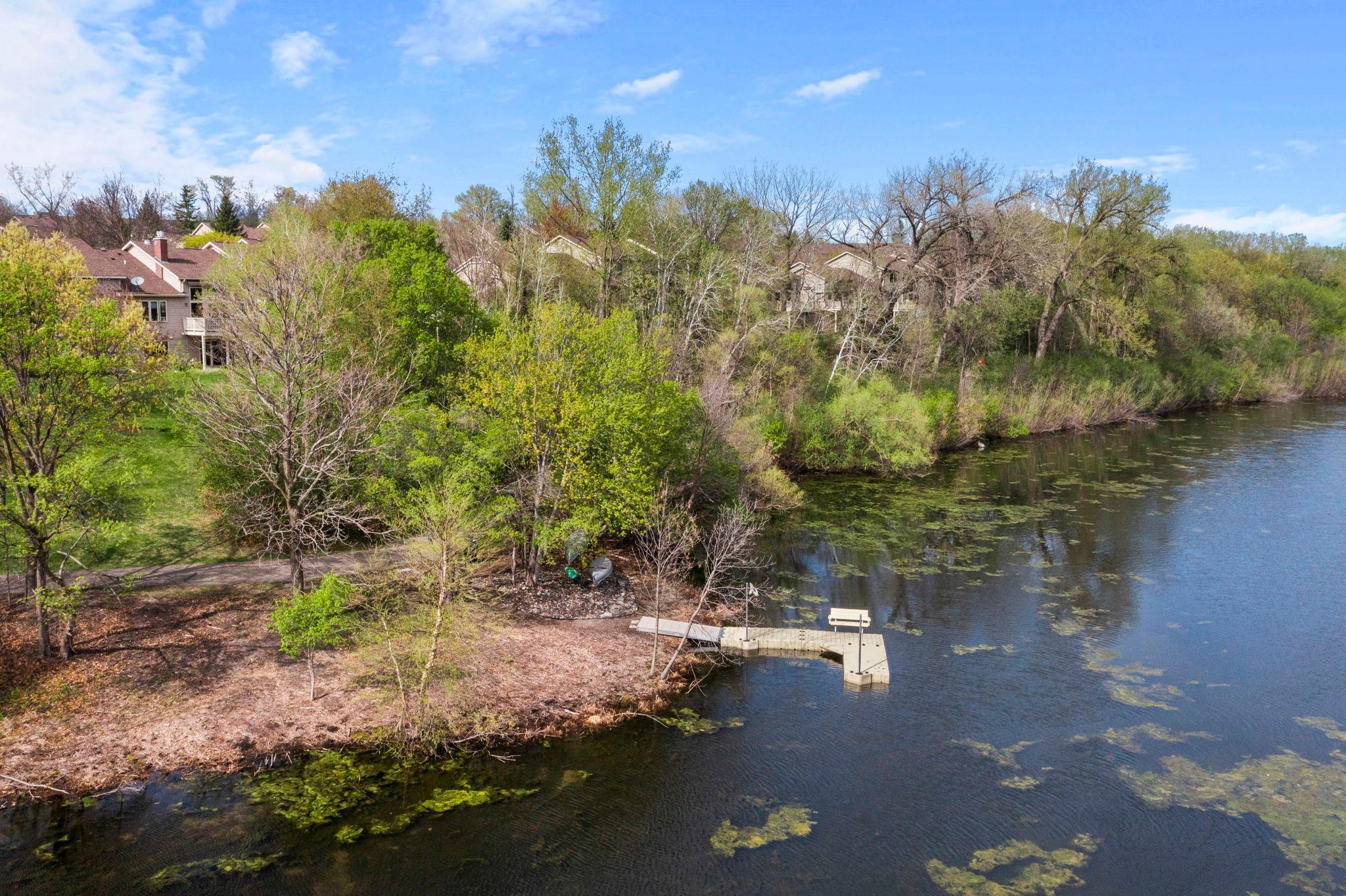 Private HOA dock, kayak launching area.