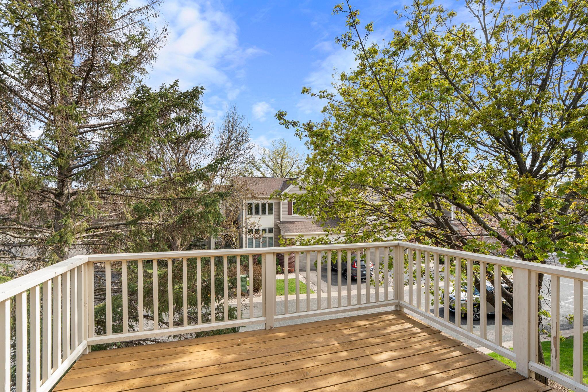 Awesome deck retreat.