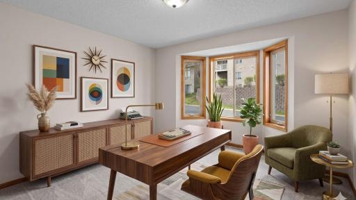2nd bedroom, office, guest suite! So many options! Virtually staged to envision you setup perfectly living here at 1396 Summit Shores.