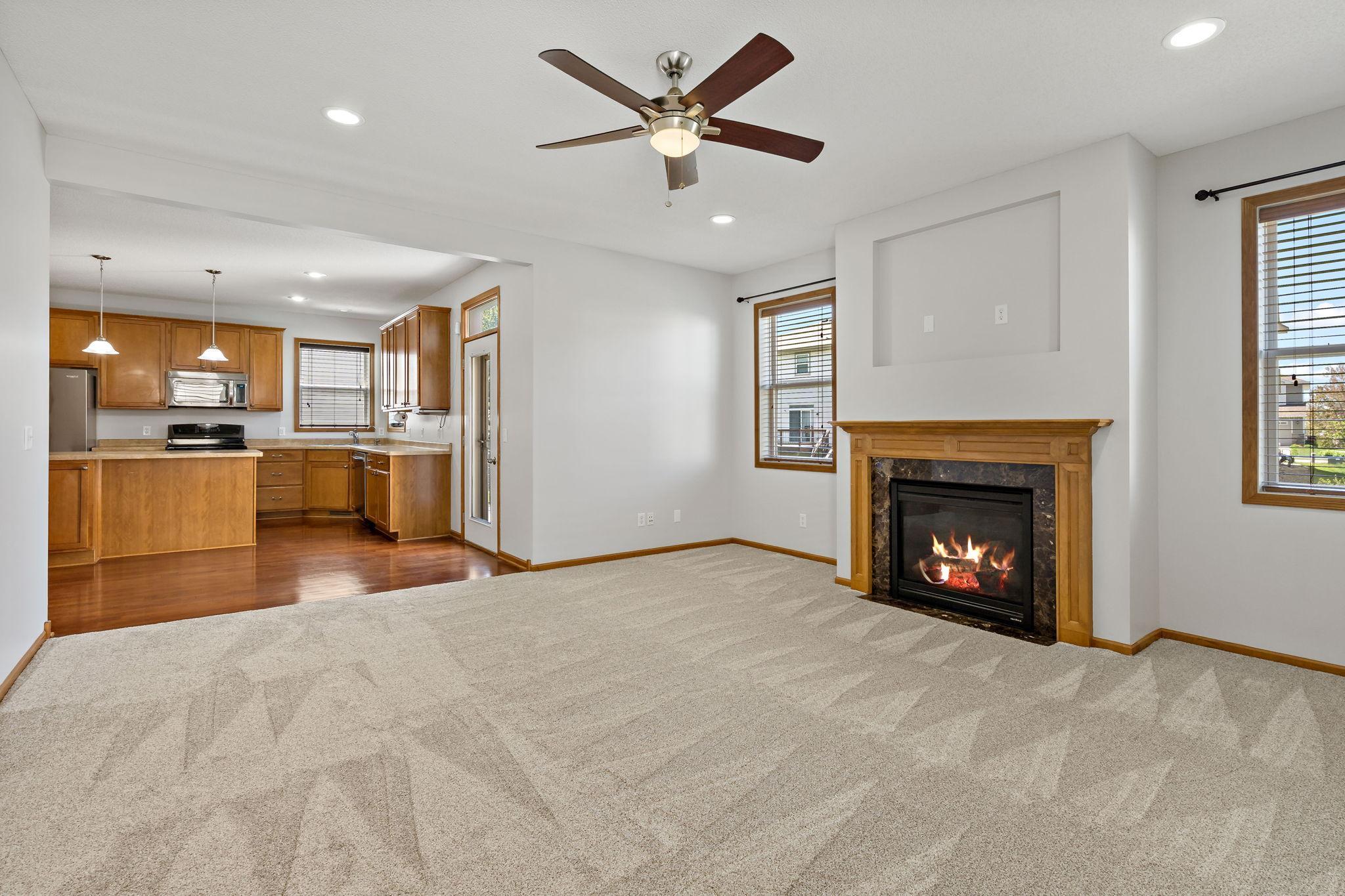 gas fireplace