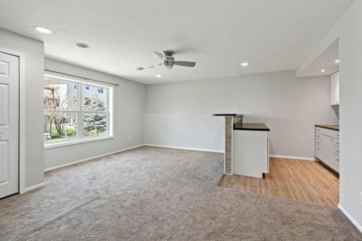 Perfect bedroom for separate extended living space