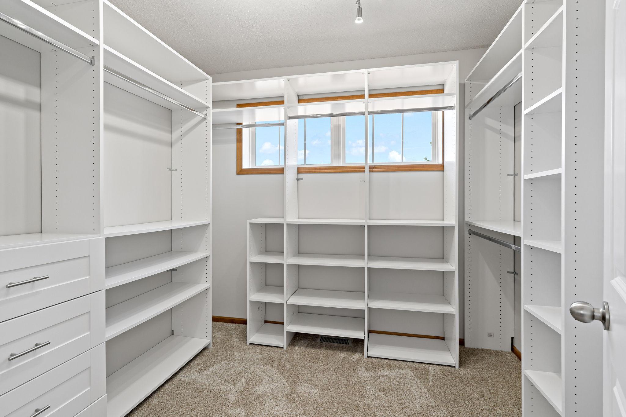Owner walk-in dressing room