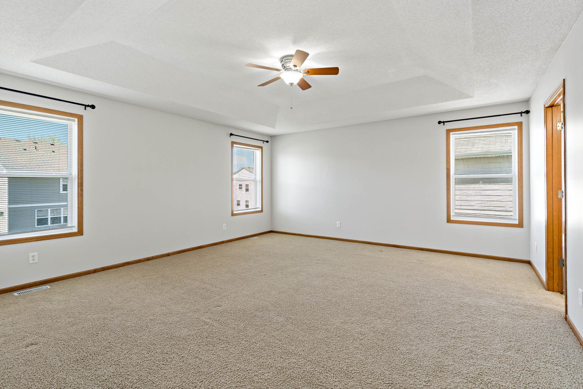 Large primary bedroom
