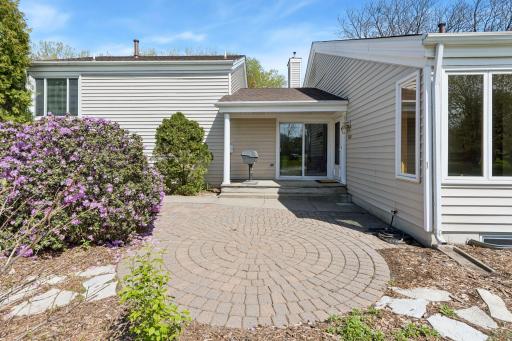 Private front porch and patio area, for outdoor enjoyment with friends and family.