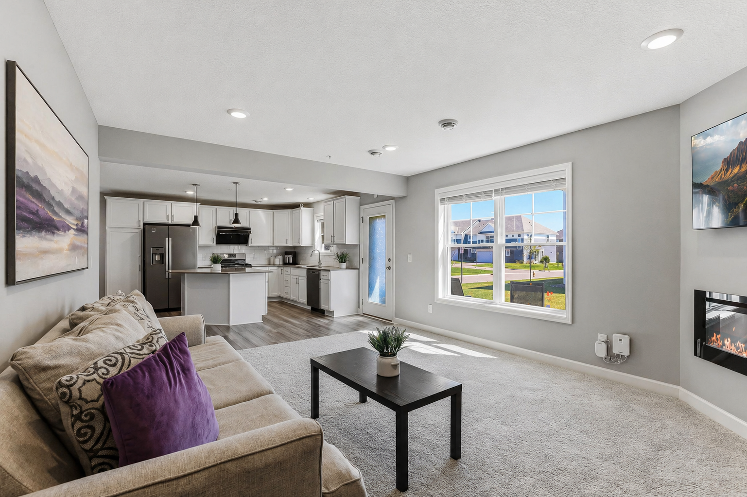 Living room - open floor plan