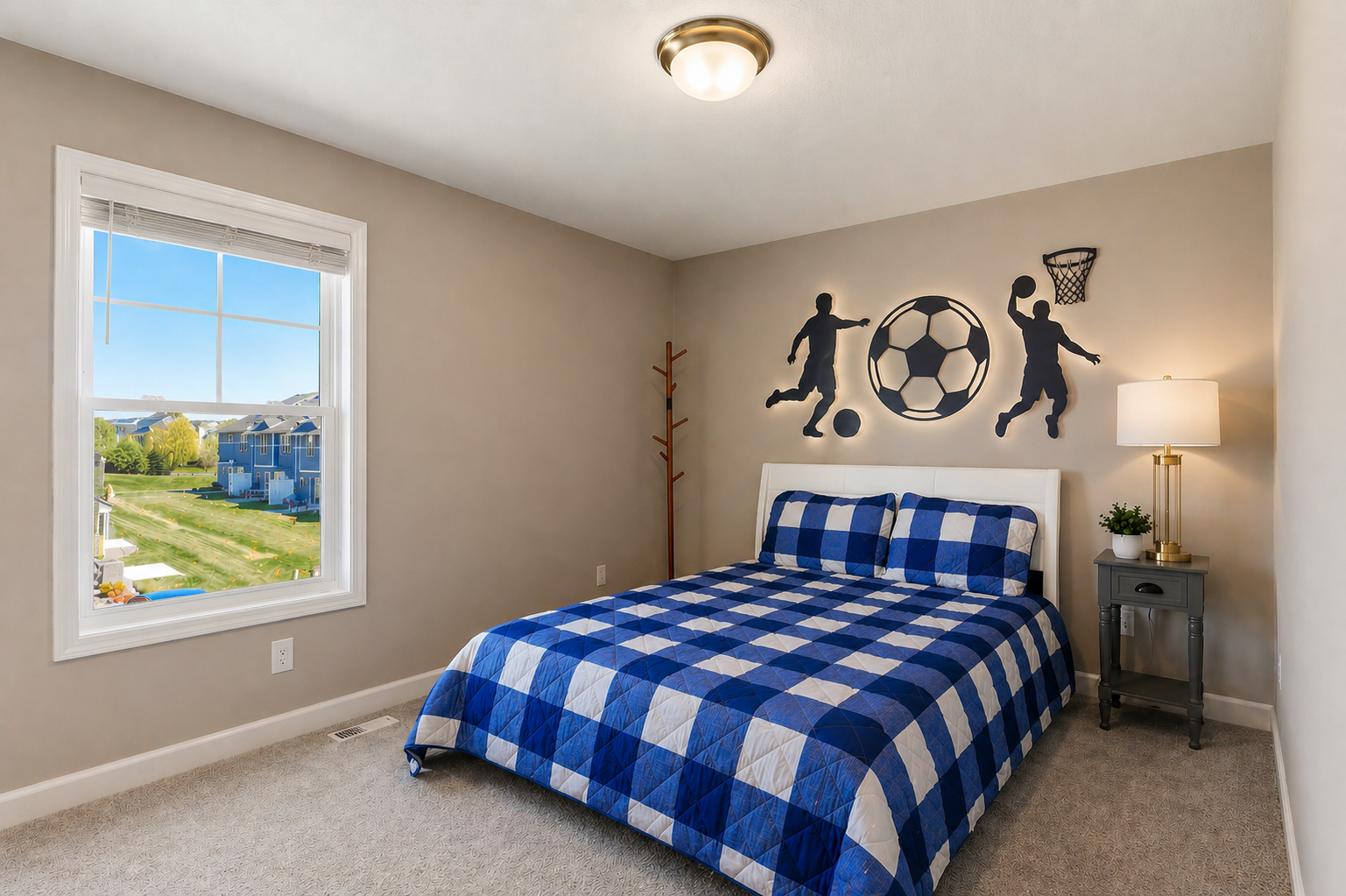 Bedroom #2 (containing digital wall art)