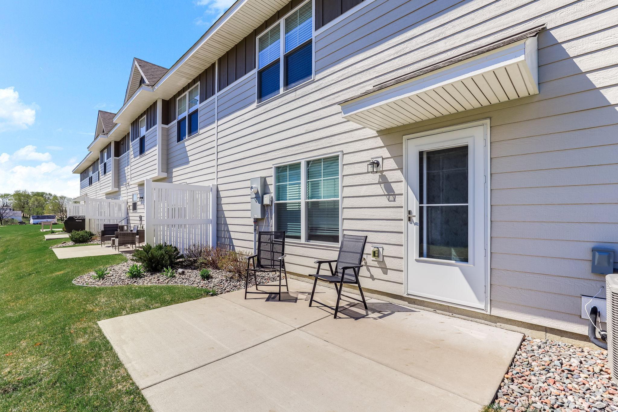 Relaxing on your Private patio