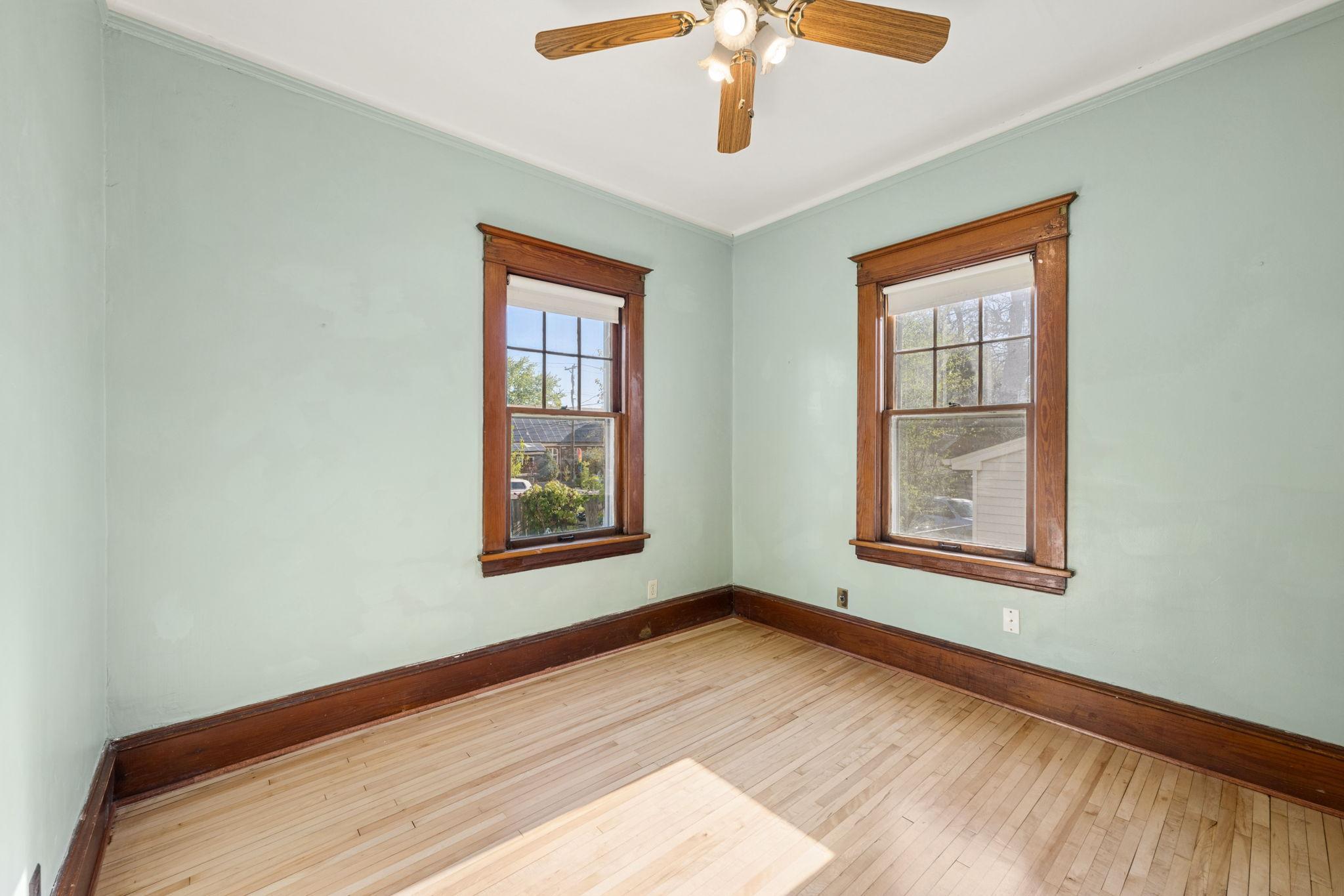 Two sizable main level bedrooms and a full bathroom complete the main level.