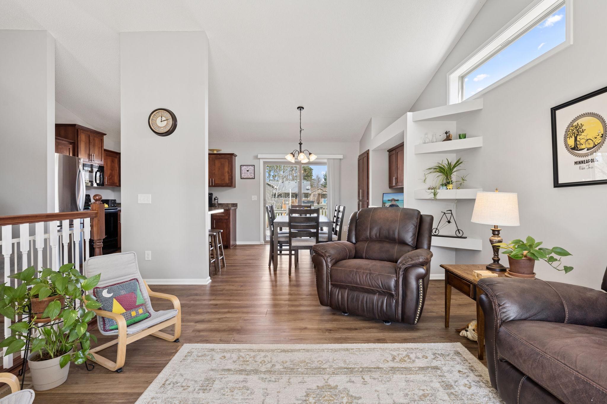Bright open living space with tons of natural light!