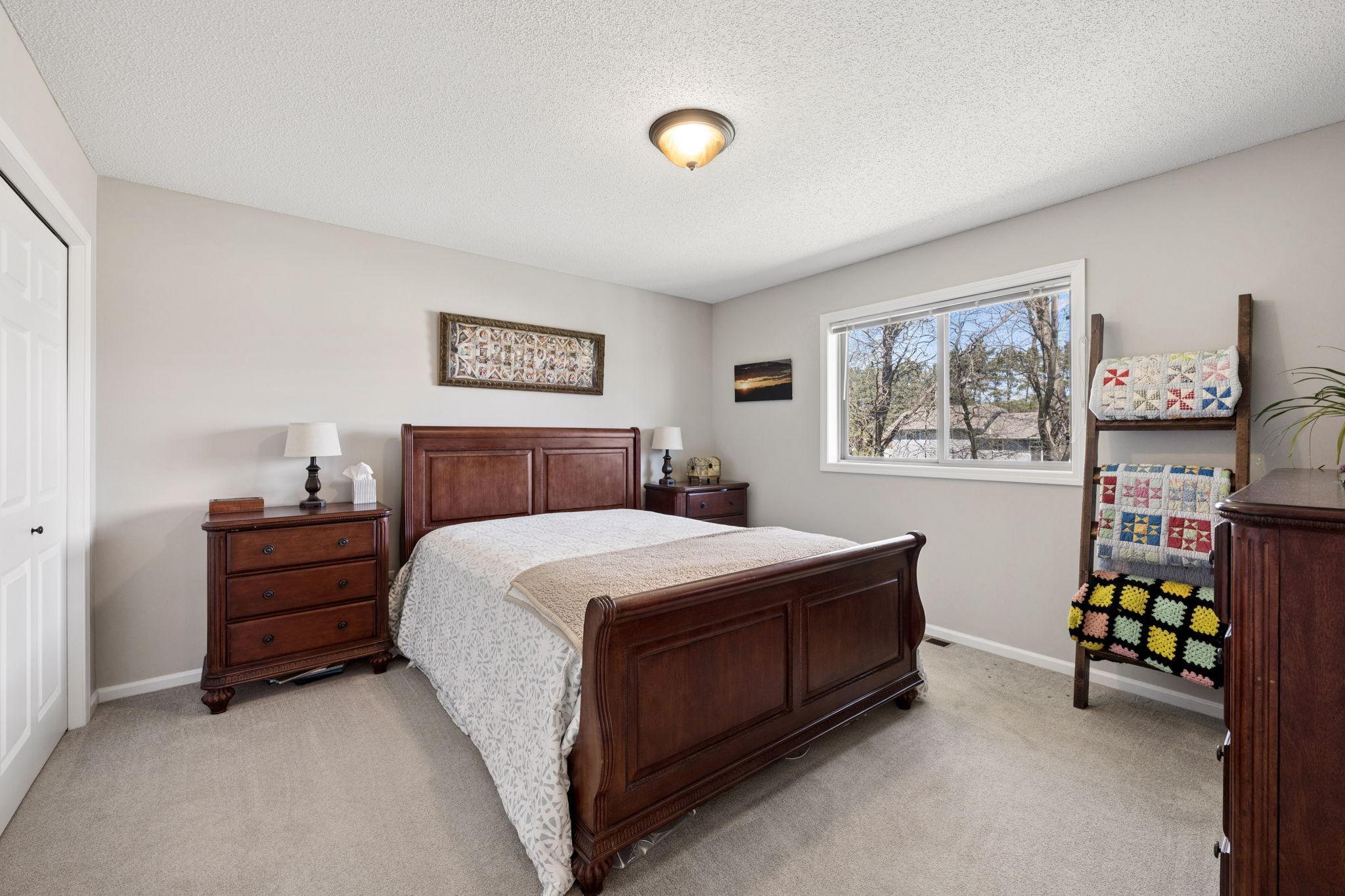 Primary bedroom with primary bathroom!