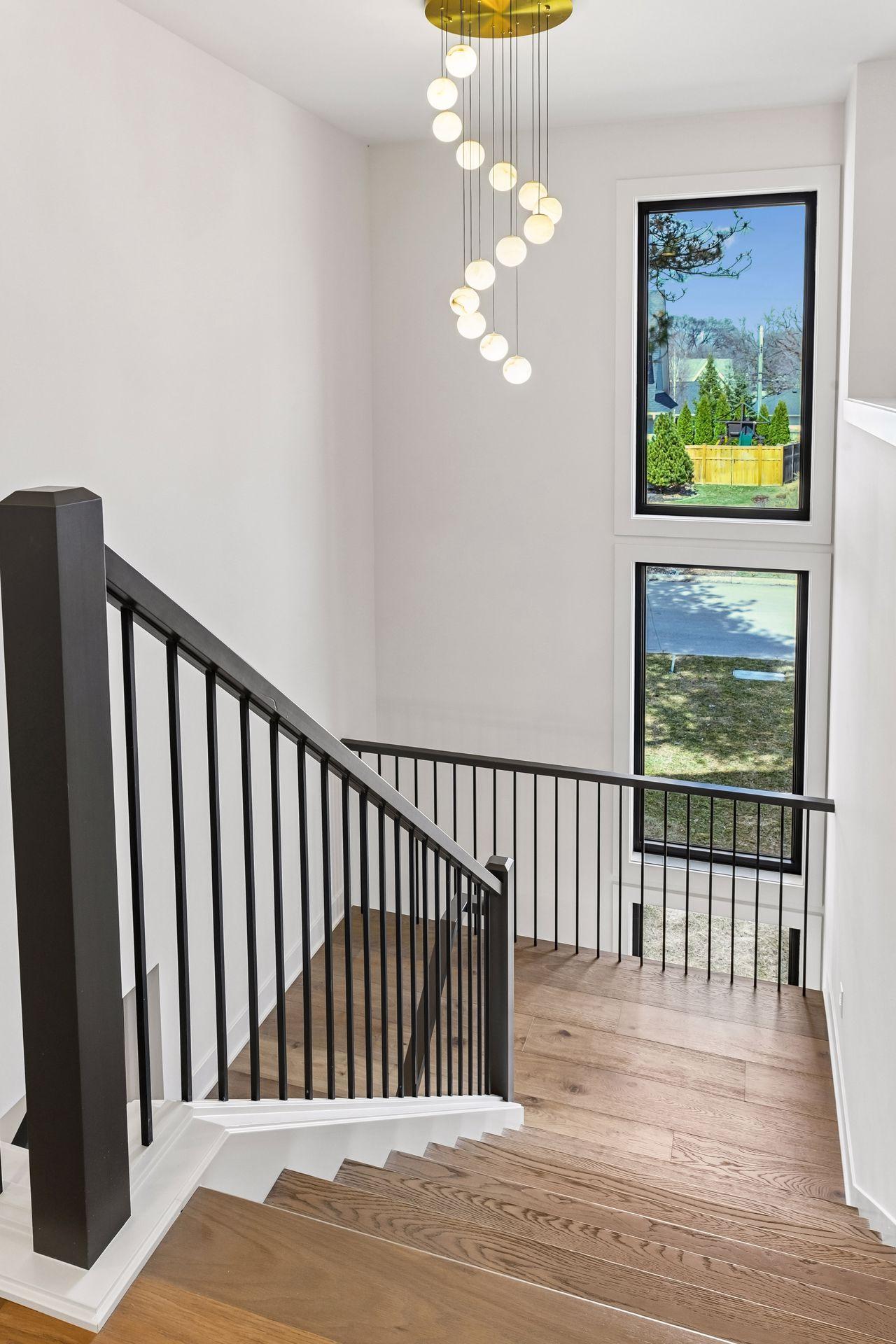 Open stair case.