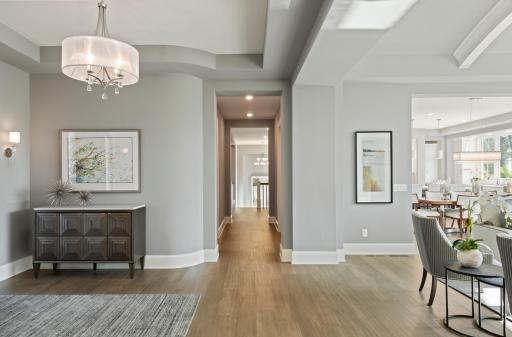 Step inside to be greeted by this fabulous foyer