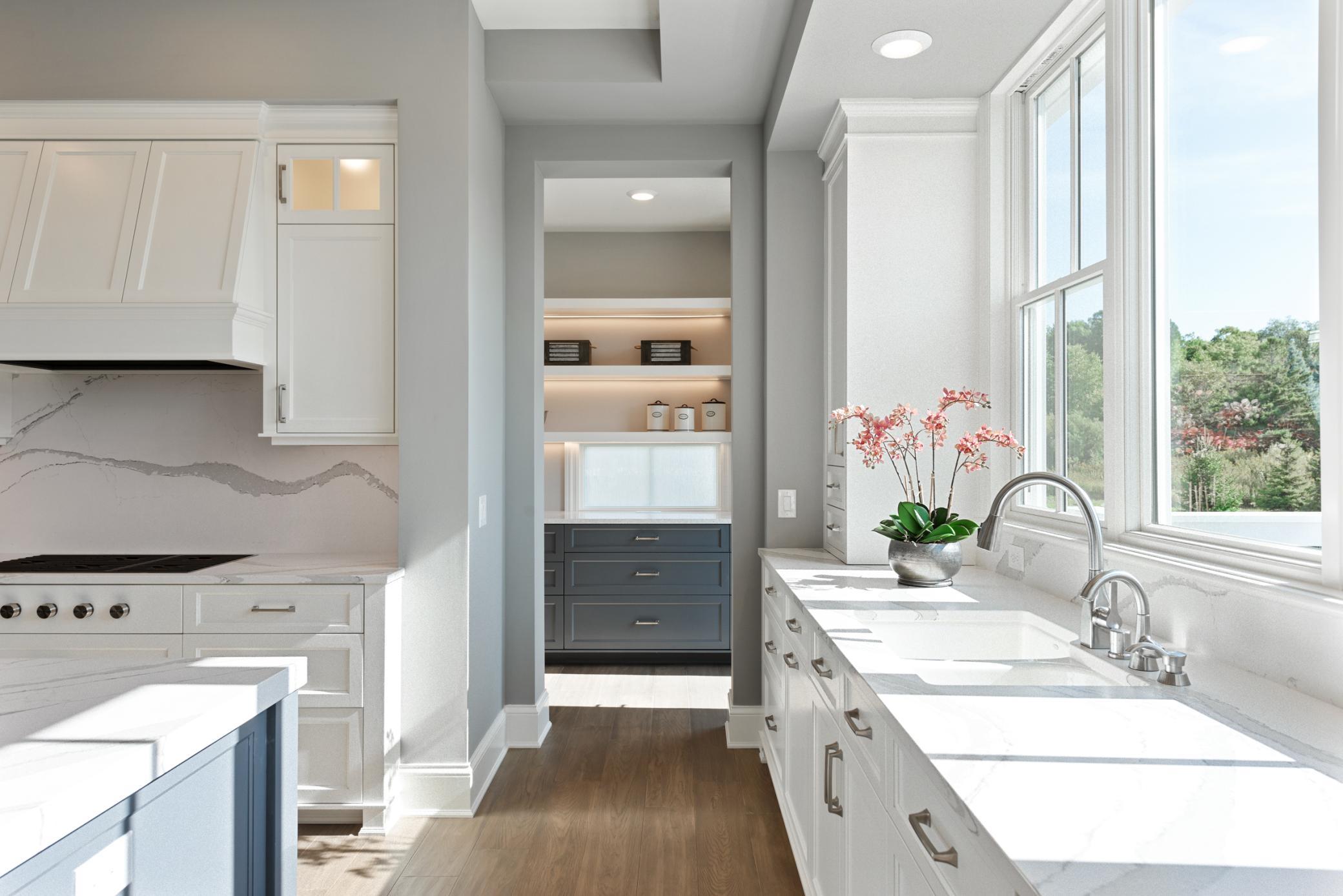 Access to the walk-in pantry