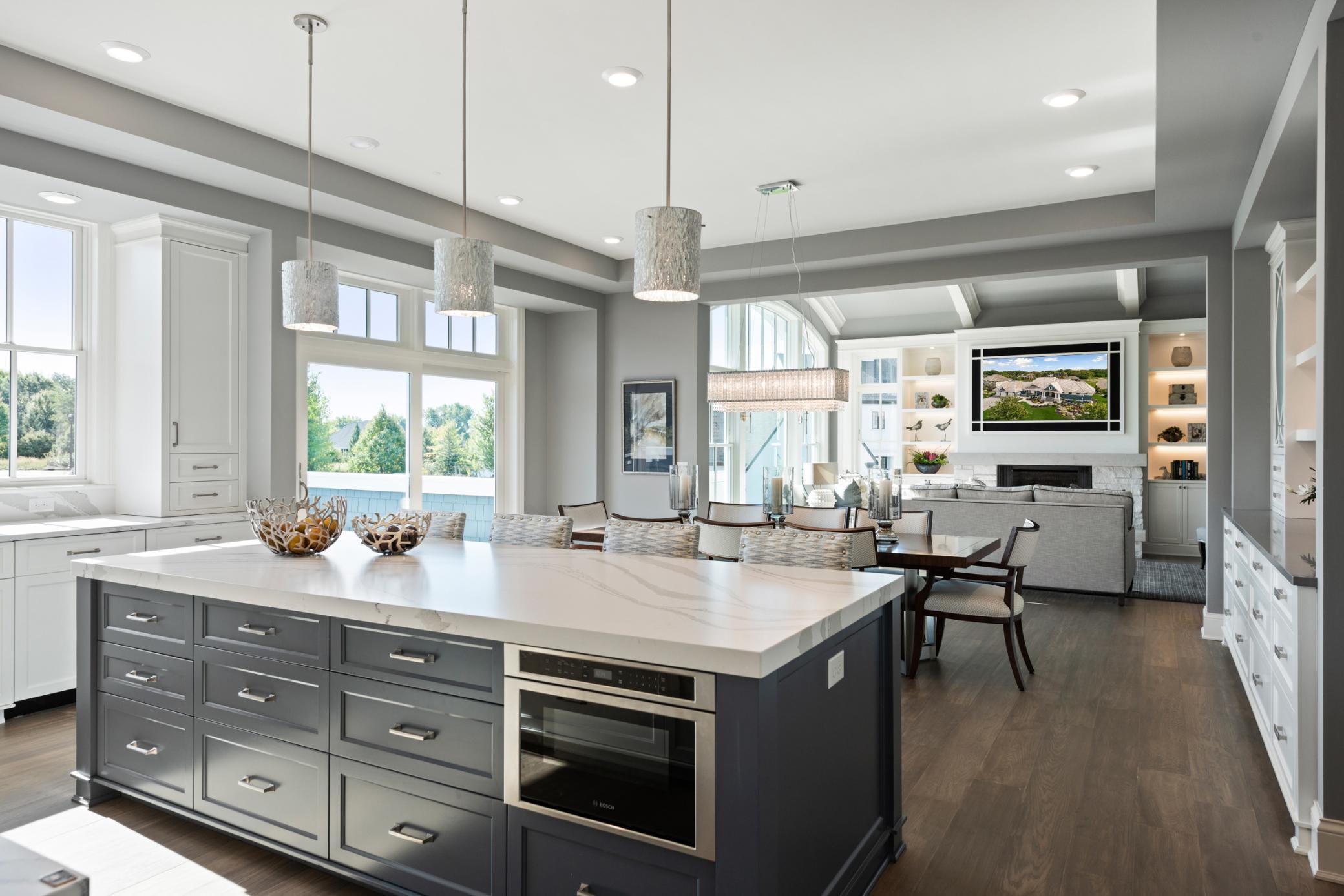 Plenty of cabinet and counter space