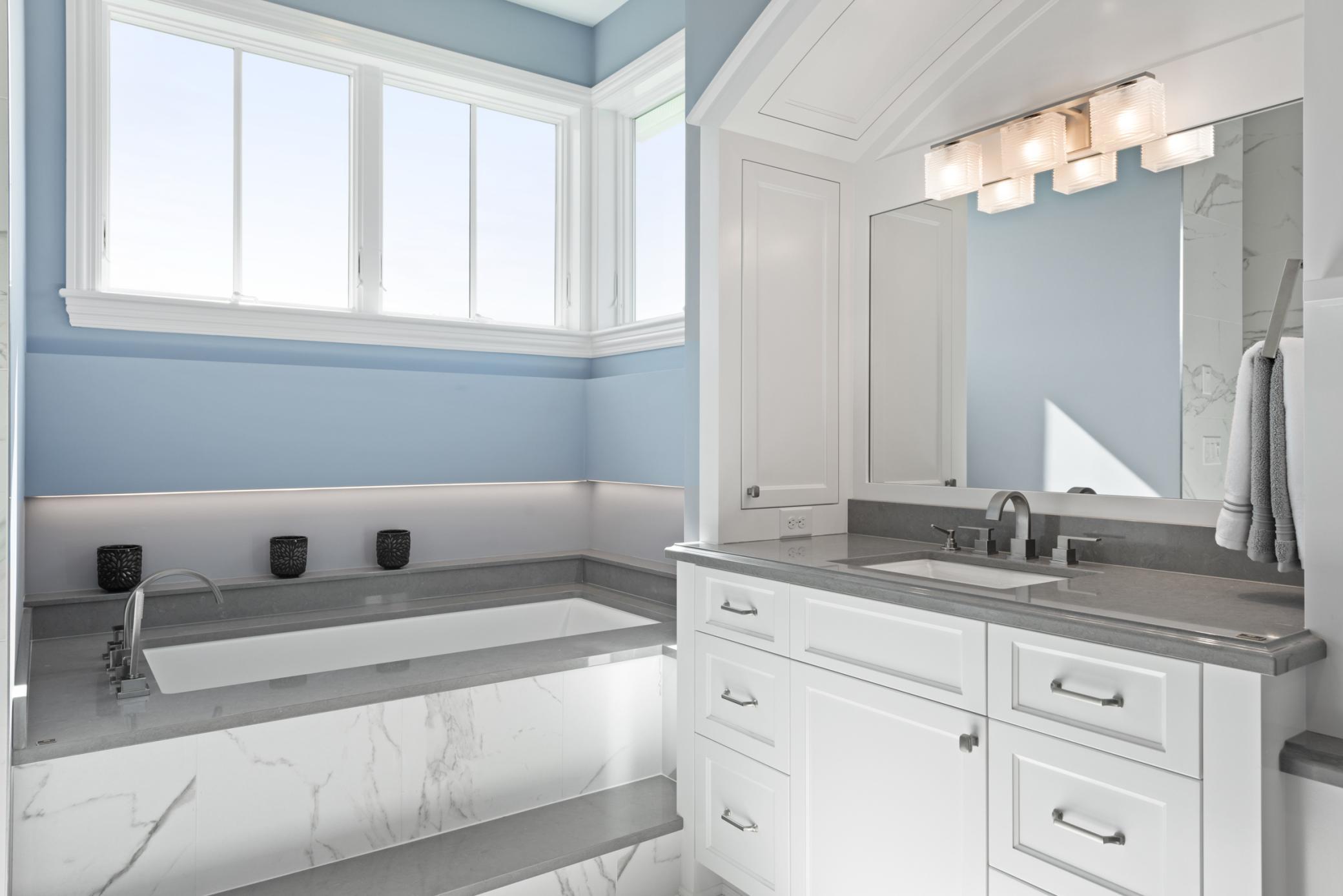 Spa-inspired bathroom