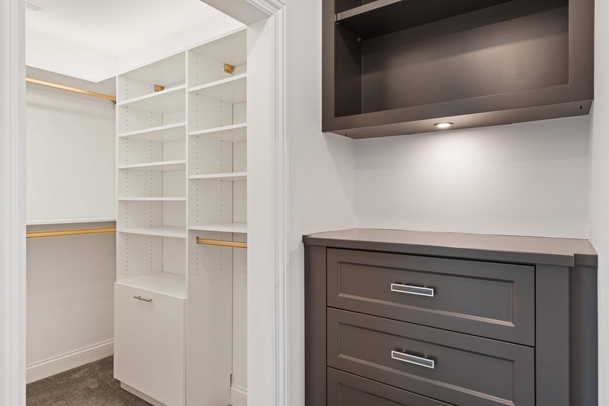 Second bedroom walk-in closet